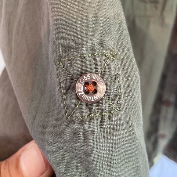 Point Zero Premium Long Sleeve Button Down Mens Med EUC - Picture 5 of 7